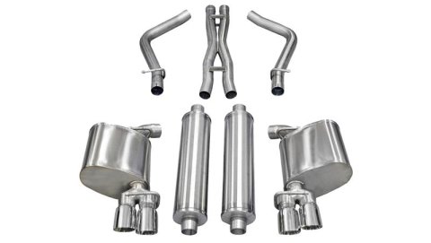 Corsa 2011-2013 Dodge Charger R/T 5.7L V8 Polished Sport Cat-Back Exhaust thumbnail 6