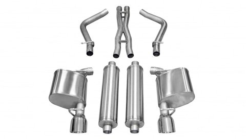 Corsa 2011-2014 Chrysler 300 R/T 5.7L V8 Polished Xtreme Cat-Back Exhaust
