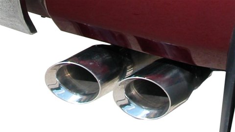 Corsa 2009-2010 Toyota Tundra Double Cab/Crew Max 5.7L V8 Polished Sport Cat-Back Exhaust thumbnail 2
