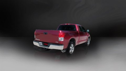 Corsa 2009-2010 Toyota Tundra Double Cab/Crew Max 5.7L V8 Polished Sport Cat-Back Exhaust thumbnail 3