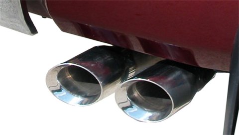 Corsa 2009-2010 Toyota Tundra Double Cab/Crew Max 5.7L V8 Polished Sport Cat-Back Exhaust thumbnail 7