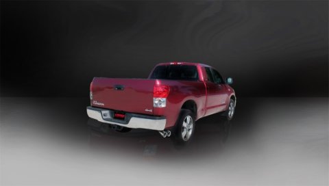 Corsa 2007-2008 Toyota Tundra Double Cab/Crew Max 5.7L V8 Polished Sport Cat-Back Exhaust thumbnail 6