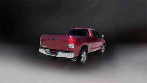 Corsa 2007-2008 Toyota Tundra Double Cab/Crew Max 5.7L V8 Polished Sport Cat-Back Exhaust thumbnail 7