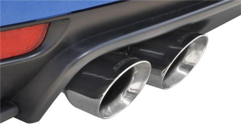 Corsa 2008-2014 Subaru Impreza Hatchback STI 2.5L Turbo Manual Polished Sport Cat-Back Exhaust thumbnail 1