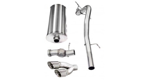 Corsa 2011-2014 Cadillac Escalade 6.2L V8 Polished Sport Cat-Back Exhaust thumbnail 1