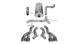 Corsa 2012-2014 Cadillac Escalade DUB 6.2L V8 Polished Sport Cat-Back Exhaust thumbnail 1