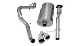 Corsa 2009-2013 Chevrolet Suburban 1500 5.3L V8 Polished Sport Cat-Back Exhaust thumbnail 2