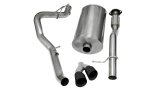 Corsa 2009-2013 Chevrolet Suburban 1500 5.3L V8 Black Sport Cat-Back Exhaust thumbnail 1
