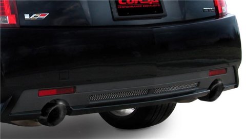 Corsa 2009-2014 Cadillac CTS Sedan V 6.2L V8 Black Sport Axle-Back Exhaust thumbnail 1
