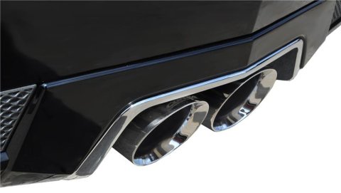 Corsa 2011-2015 Cadillac CTS Coupe V 6.2L V8 Polished Sport Axle-Back Exhaust thumbnail 2