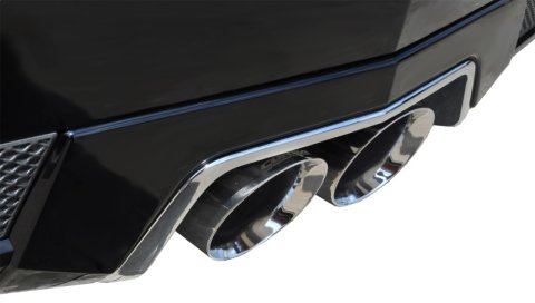 Corsa 2011-2015 Cadillac CTS Coupe V 6.2L V8 Polished Sport Axle-Back Exhaust thumbnail 7