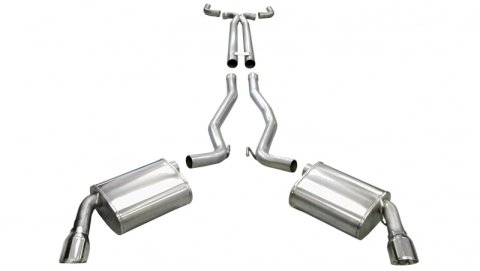 Corsa 2011-2015 Chevrolet Camaro Convertible SS 6.2L V8 Manual Polished Sport Cat-Back + XO Exhaust thumbnail 4