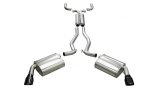 Corsa 2010-2015 Chevrolet Camaro Coupe SS 6.2L V8 Auto Black Sport Cat-Back + XO Exhaust thumbnail 2