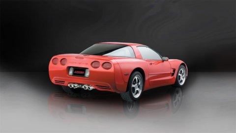 Corsa 1997-2004 Chevrolet Corvette C5 Z06 5.7L V8 Polished Xtreme Cat-Back + XO Exhaust thumbnail 5