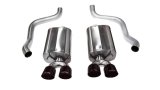Corsa 2009-2013 Chevrolet Corvette C6 6.2L V8 Black Sport Axle-Back Exhaust thumbnail 3