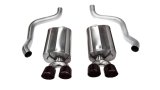 Corsa 2009-2013 Chevrolet Corvette C6 6.2L V8 Black Sport Axle-Back Exhaust thumbnail 6