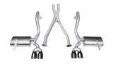 Corsa 1997-2004 Chevrolet Corvette C5 Z06 5.7L V8 Black Xtreme Cat-Back + XO Exhaust thumbnail 1