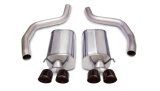 Corsa 2006-2013 Chevrolet Corvette C6 Z06 7.0L V8 Black Sport Axle-Back Exhaust thumbnail 3