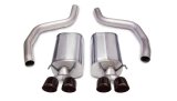 Corsa 2006-2013 Chevrolet Corvette C6 Z06 7.0L V8 Black Sport Axle-Back Exhaust thumbnail 4