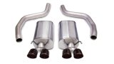 Corsa 2006-2013 Chevrolet Corvette C6 Z06 7.0L V8 Black Sport Axle-Back Exhaust thumbnail 5