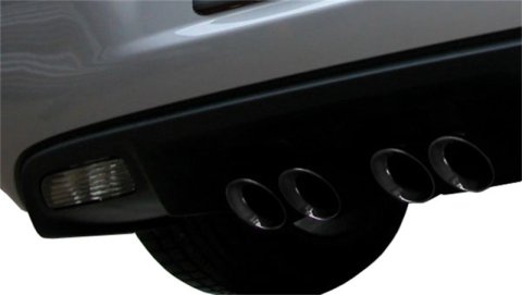 Corsa 2005-2007 Chevrolet Corvette C6 6.0L V8 Black Sport Axle-Back Exhaust thumbnail 9