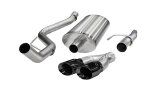 Corsa 2011-2014 Ford F-150 5.0L V8 Black Sport Cat-Back Exhaust thumbnail 1