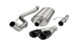 Corsa 2011-2014 Ford F-150 5.0L V8 Black Sport Cat-Back Exhaust thumbnail 7