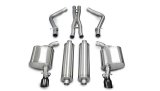 Corsa 2005-2010 Dodge Charger R/T 5.7L V8 Black Xtreme Cat-Back Exhaust thumbnail 1