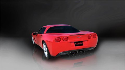 Corsa 2005-2007 Chevrolet Corvette C6 6.0L V8 Black Xtreme Axle-Back Exhaust thumbnail 1