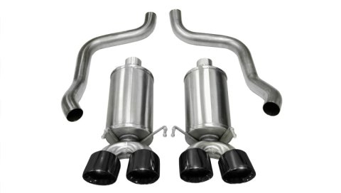 Corsa 2005-2007 Chevrolet Corvette C6 6.0L V8 Black Xtreme Axle-Back Exhaust thumbnail 4