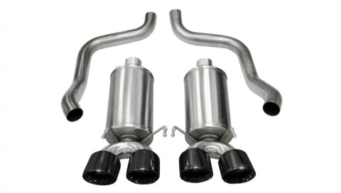 Corsa 2005-2007 Chevrolet Corvette C6 6.0L V8 Black Xtreme Axle-Back Exhaust thumbnail 5