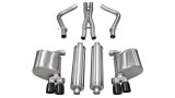 Corsa 11-14 Dodge Charger R/T 5.7L V8 Black Sport Cat-Back Exhaust thumbnail 1