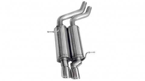 Corsa 2001-2006 BMW 325i/ci Convertible E46 Polished Sport Axle-Back Exhaust thumbnail 4
