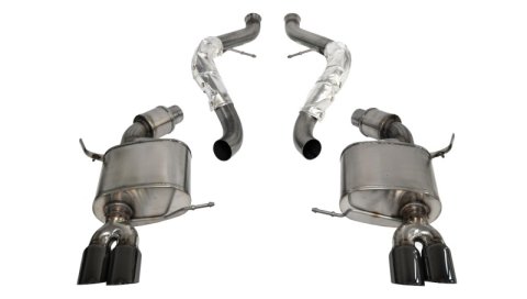 Corsa 2008-2012 BMW M3 E90 Black Sport Cat-Back Exhaust thumbnail 2