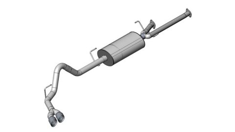 Corsa 2011-2021 Toyota Tundra Double Cab/Crew Max 5.7L V8 Polished Sport Cat-Back Exhaust thumbnail 2