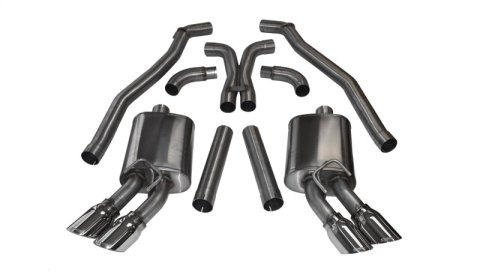 Corsa 2012-2015 Chevrolet Camaro Coupe ZL1 6.2L V8 Polished Sport Cat-Back + XO Exhaust thumbnail 3