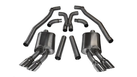 Corsa 2012-2015 Chevrolet Camaro Coupe ZL1 6.2L V8 Polished Sport Cat-Back + XO Exhaust thumbnail 4