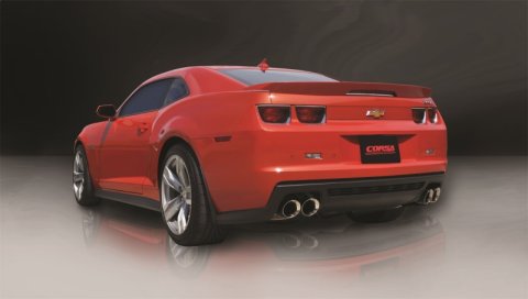 Corsa 2012-2015 Chevrolet Camaro Coupe ZL1 6.2L V8 Polished Sport Cat-Back + XO Exhaust thumbnail 6