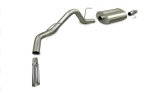 Corsa 2006-2008 -08 Ford F-150 SuperCrew/6.5ft Bed 4.6L V8 Polished Sport Cat-Back Exhaust thumbnail 5
