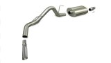 Corsa 2006-2008 -08 Ford F-150 SuperCrew/6.5ft Bed 4.6L V8 Polished Sport Cat-Back Exhaust thumbnail 6