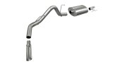 Corsa 2011-2014 -13 Ford F-150 EcoBoost 3.5L V6 Polished Sport Cat-Back Exhaust thumbnail 3