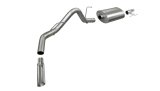 Corsa 2011-2014 -13 Ford F-150 EcoBoost 3.5L V6 Polished Sport Cat-Back Exhaust thumbnail 4