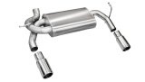 Corsa 2007-2011 Jeep Wrangler 3.8L/12-14 Wrangler 3.6L Polished Sport Axle-Back Exhaust thumbnail 2
