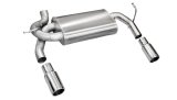 Corsa 2007-2011 Jeep Wrangler 3.8L/12-14 Wrangler 3.6L Polished Sport Axle-Back Exhaust thumbnail 3