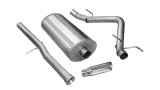 Corsa 2011-2013 Chevrolet Silverado Crew Cab/Short Bed 1500 6.2L V8 Polished Sport Cat-Back Exhaust thumbnail 2