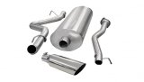 Corsa 2007-2010 Chevrolet Silverado Crew Cab/Std. Bed 2500 6.0L V8 Polished Sport Cat-Back Exhaust thumbnail 5
