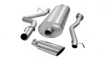 Corsa 2007-2010 Chevrolet Silverado Crew Cab/Std. Bed 2500 6.0L V8 Polished Sport Cat-Back Exhaust thumbnail 6