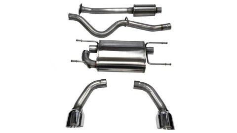 Corsa 2012-2025 Scion FRS / Subaru BRZ Polished Sport Cat-Back Exhaust thumbnail 1