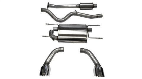 Corsa 2012-2025 Scion FRS / Subaru BRZ Polished Sport Cat-Back Exhaust thumbnail 3