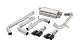 Corsa 1998-2002 Chevrolet Camaro Convertible Z28 5.7L V8 LS1 Black Tip Sport Cat-Back Exhaust thumbnail 1